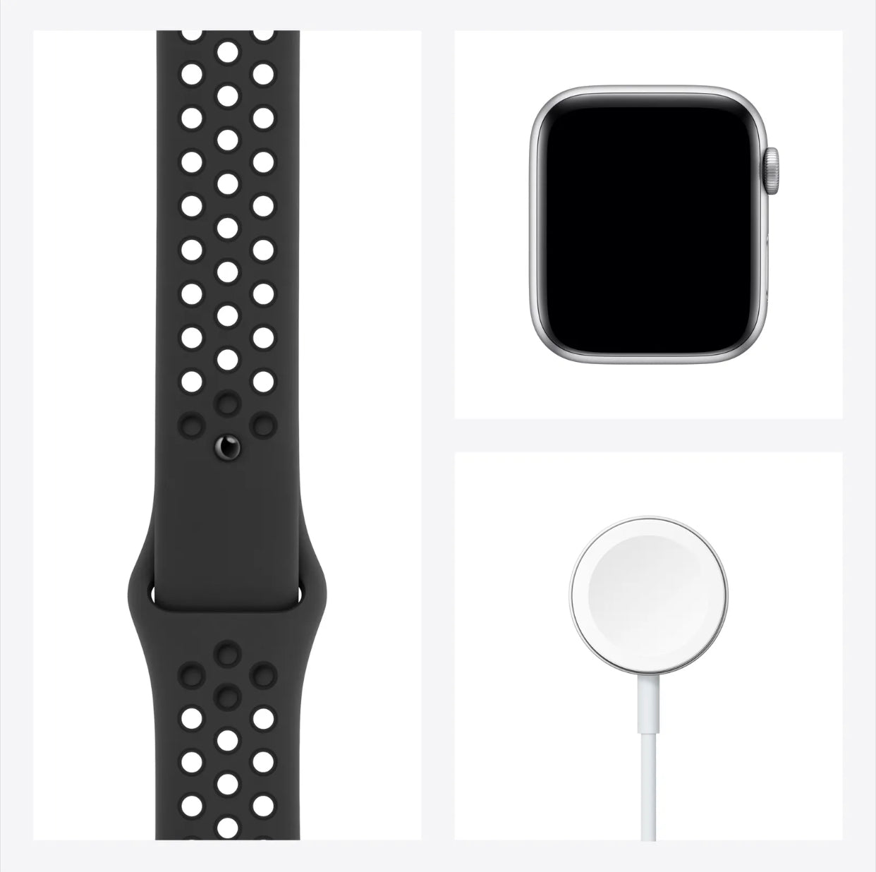 (New Open Box) Apple Watch Special Nike Series 6 GPS, 40mm or 44mm Space Gray Aluminum Case with Anthracite/Black Nike Sport Band (Model A2291) - Super Savings Technologies Co.,LTD (New Open Box) Apple Watch Special Nike Series 6 GPS, 40mm or 44mm Space Gray Aluminum Case with Anthracite/Black Nike Sport Band (Model A2291) - Super Savings Technologies Co.,LTD